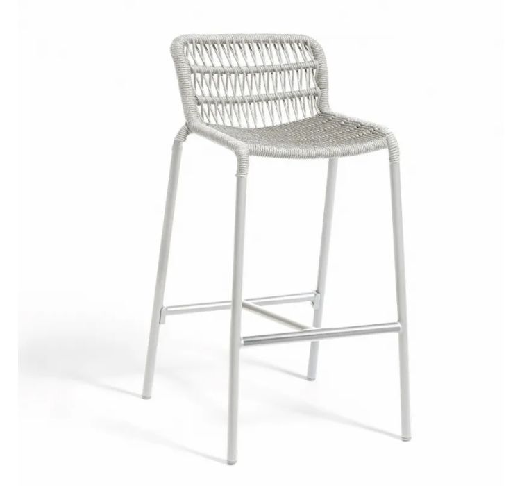 Барний стілець Leaf White (663-BCO)1